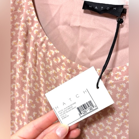 NWT Hatch The Lucia Dress in Blush Daisy Pink Size 0 - Picture 3 of 13